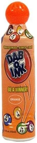 Dab-O-Ink 1.5oz Mini Tip Orange Bingo Dauber