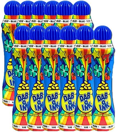 Dab-O-Ink Bingo Dauber 3oz Dozen (Blue)