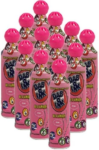 Dab-O-Ink One Dozen 1.5oz Mini Tip Pink Bingo Dauber