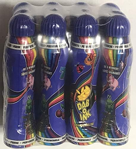 Dab-O-Ink One Dozen 3oz Periwinkle Bingo Dauber