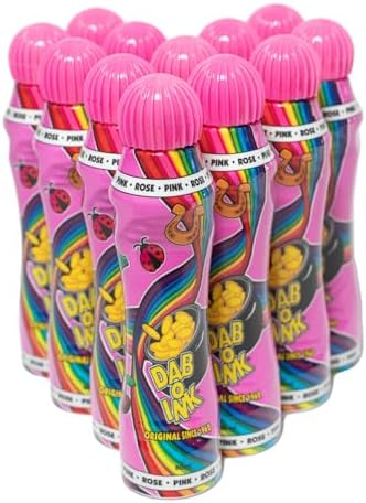 Dab-O-Ink One Dozen 3oz Pink Bingo Dauber