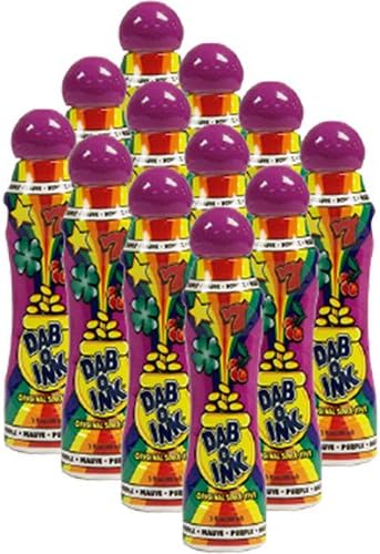 Dab-O-Ink One Dozen 3oz Purple Bingo Dauber