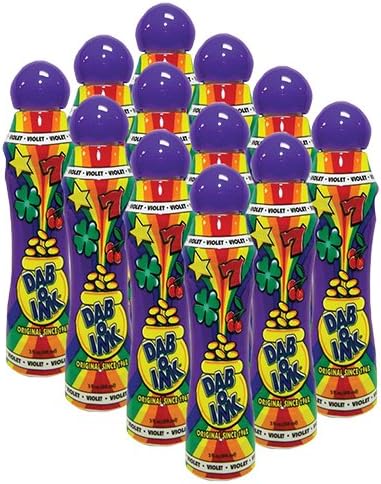 Dab-O-Ink One Dozen 3oz Violet Bingo Dauber