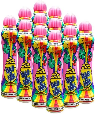 Dab-O-Ink One Dozen 4oz Pink Bingo Dauber