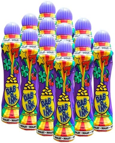 Dab-O-Ink One Dozen 4oz Violet Bingo Dauber
