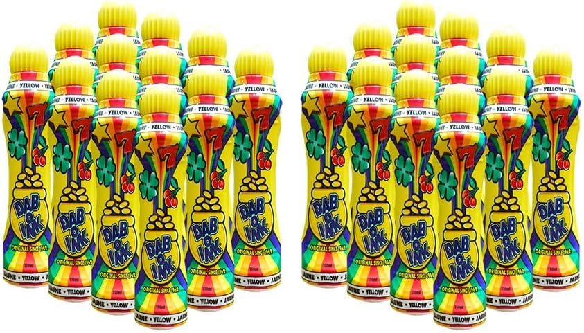 Dab-O-Ink One Dozen 4oz Yellow Bingo Dauber (Pack of 2)